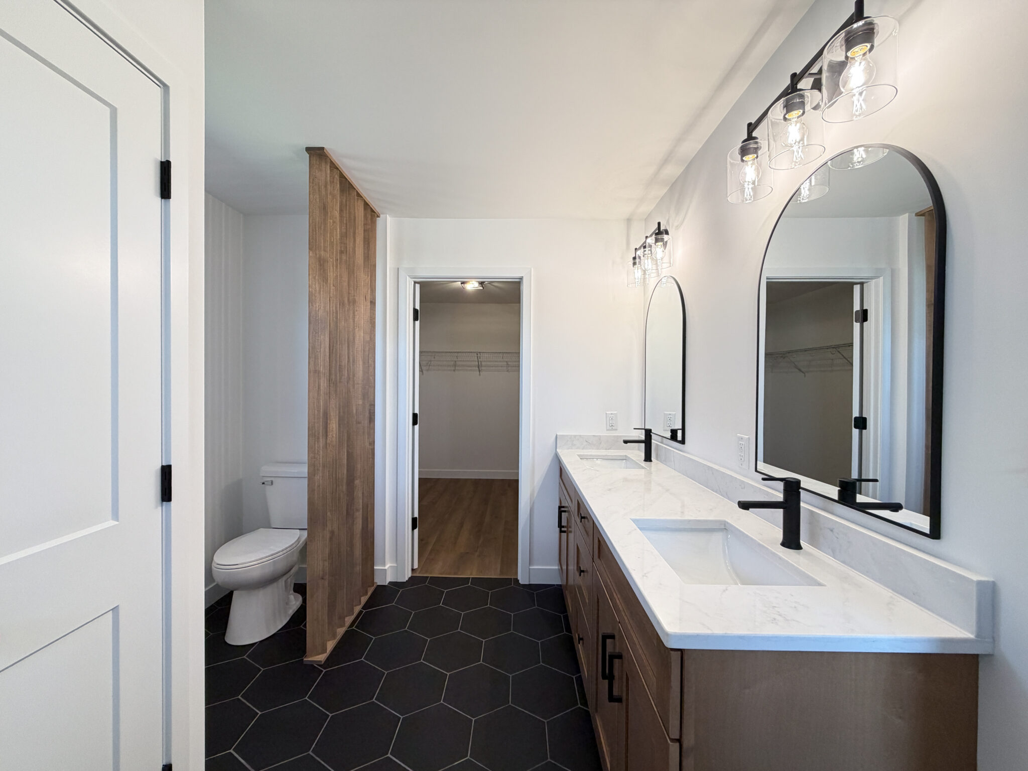 custom master bathroom